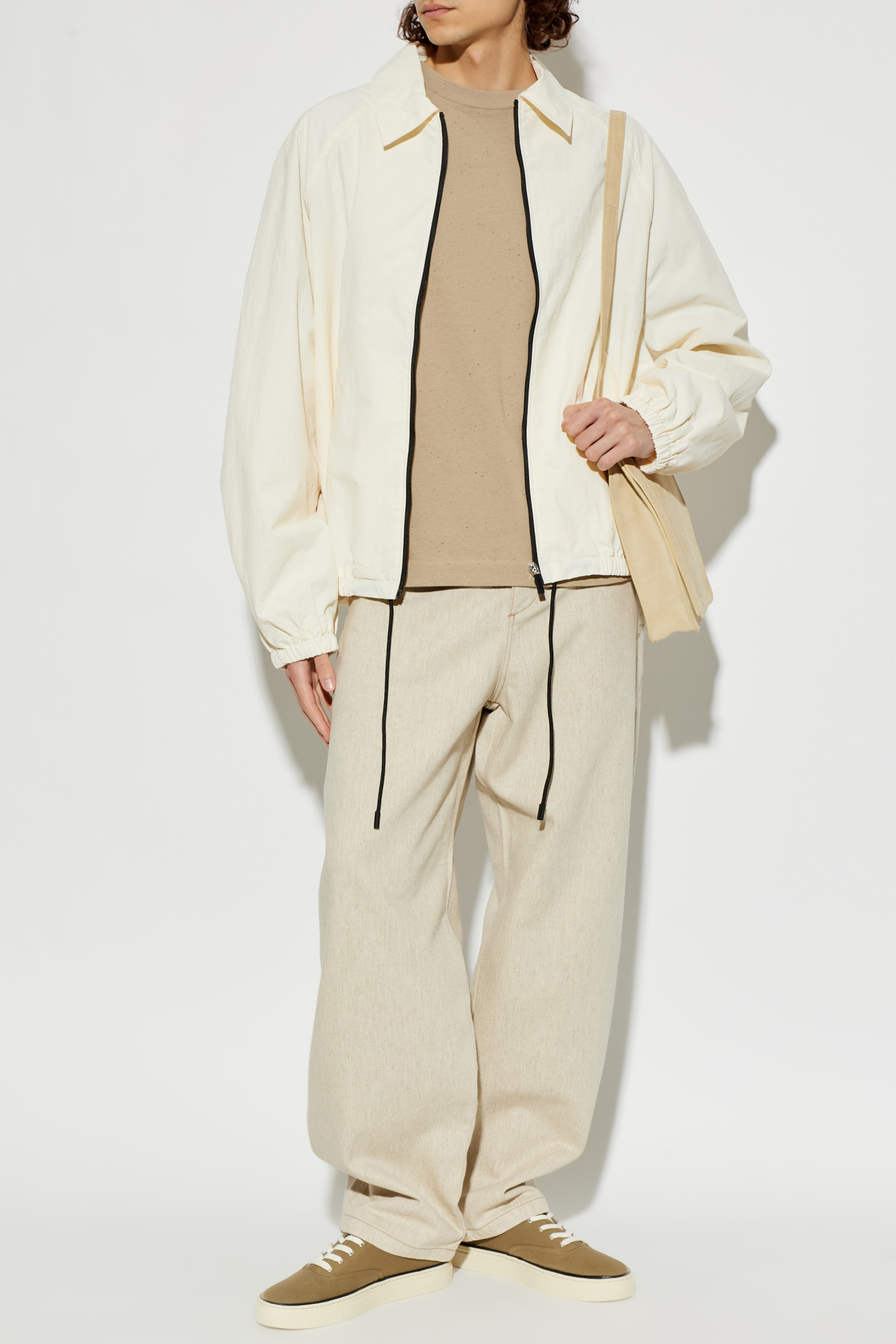 こうちゃん専用 JACQUEMUS クリーム色 Tシャツ サイズS JACQUEMUS（ジャックムス） tシャツ LE TSHIRT GROS GRAIN レディース